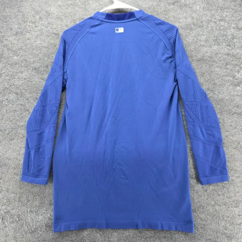 Kansas City Royals Shirt Mens M Blue MLB Baseball Nike Pro Dri-FIT Long Sleeve